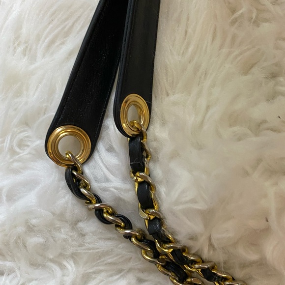 Chanel fashion Black Leather Chain Shoulder Bag leather - Picture 8 of 11